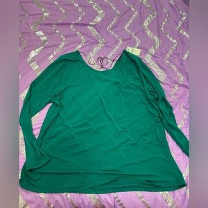 Lane Bryant blouse with attached back necklace NWT 22/24